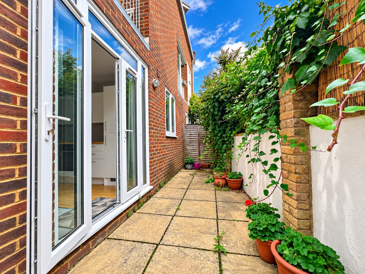 Chain free waterfront apartment, East Molesey