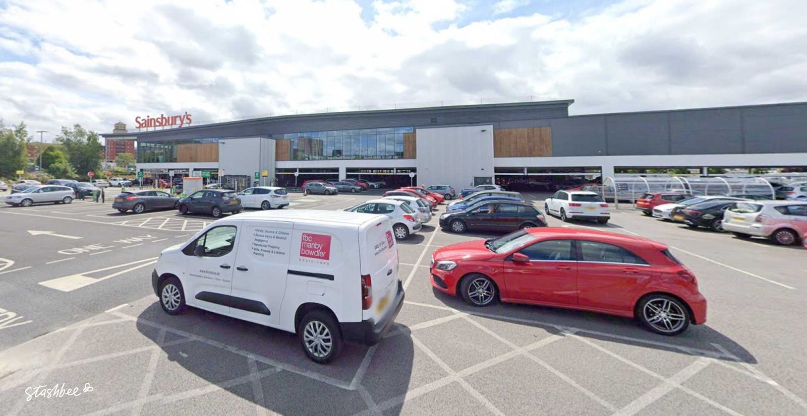 Parking at Sainsbury's Wolverhampton, St Mark's