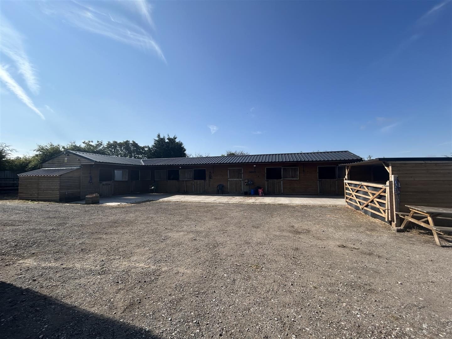 Smallholding with outbuildings in A Well Equipped Equestrian Yard