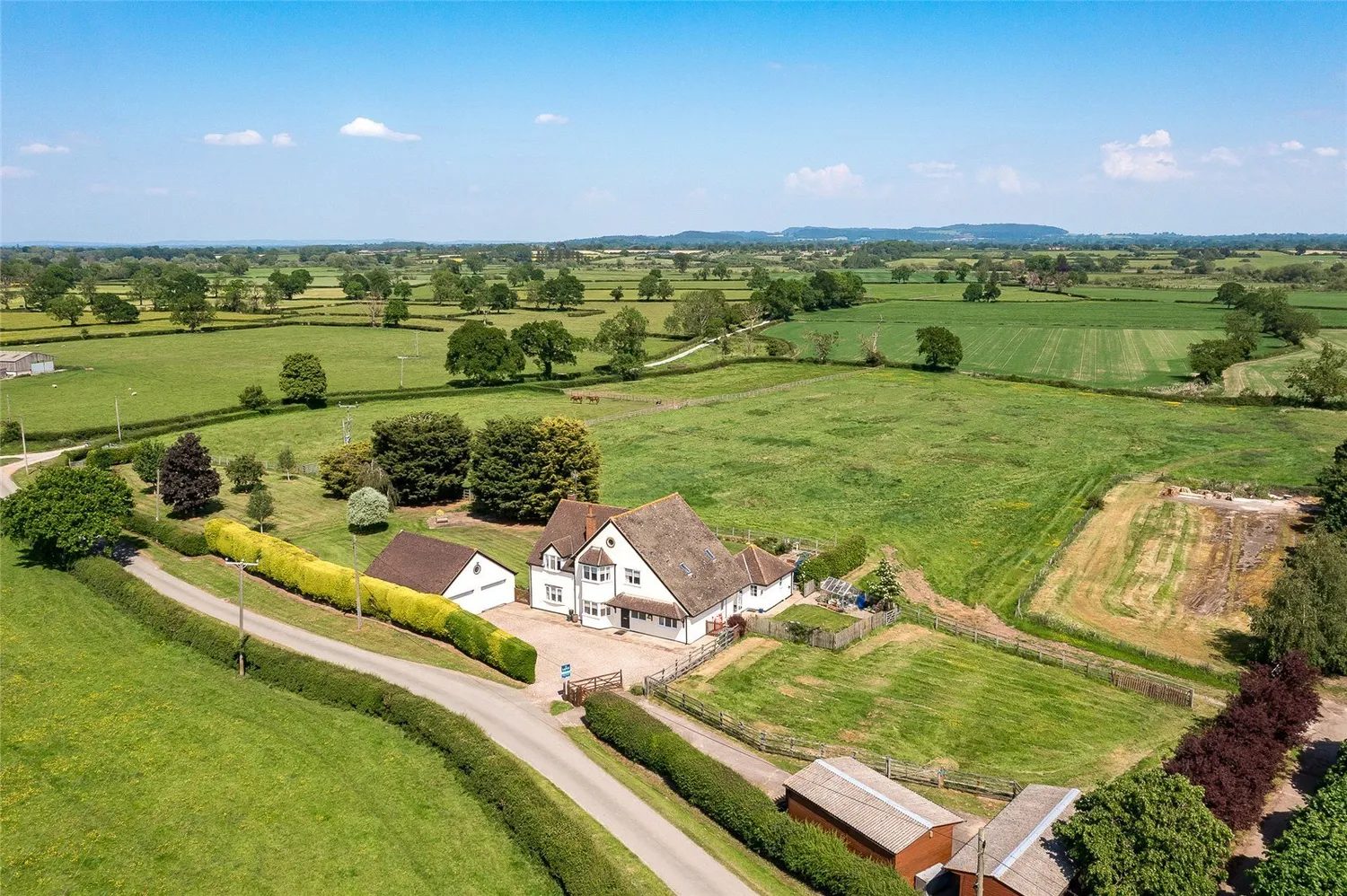Wrexham: equestrian with outbuildings