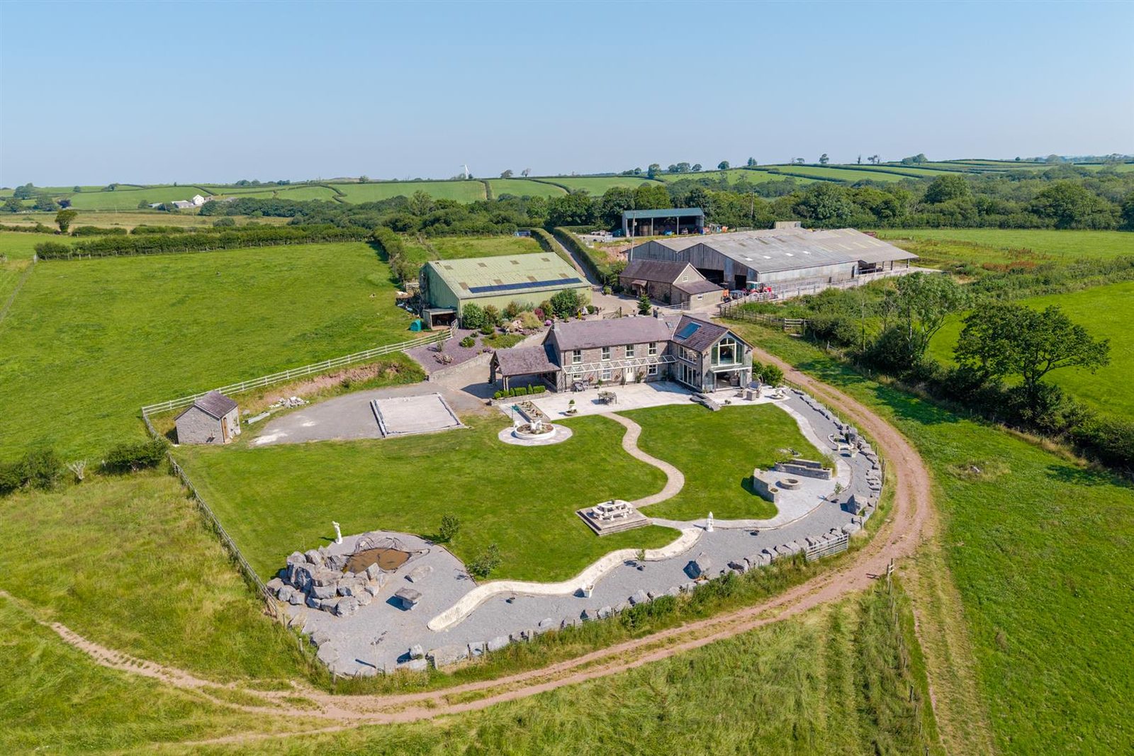 Farmhouse with outbuildings in Kidwelly