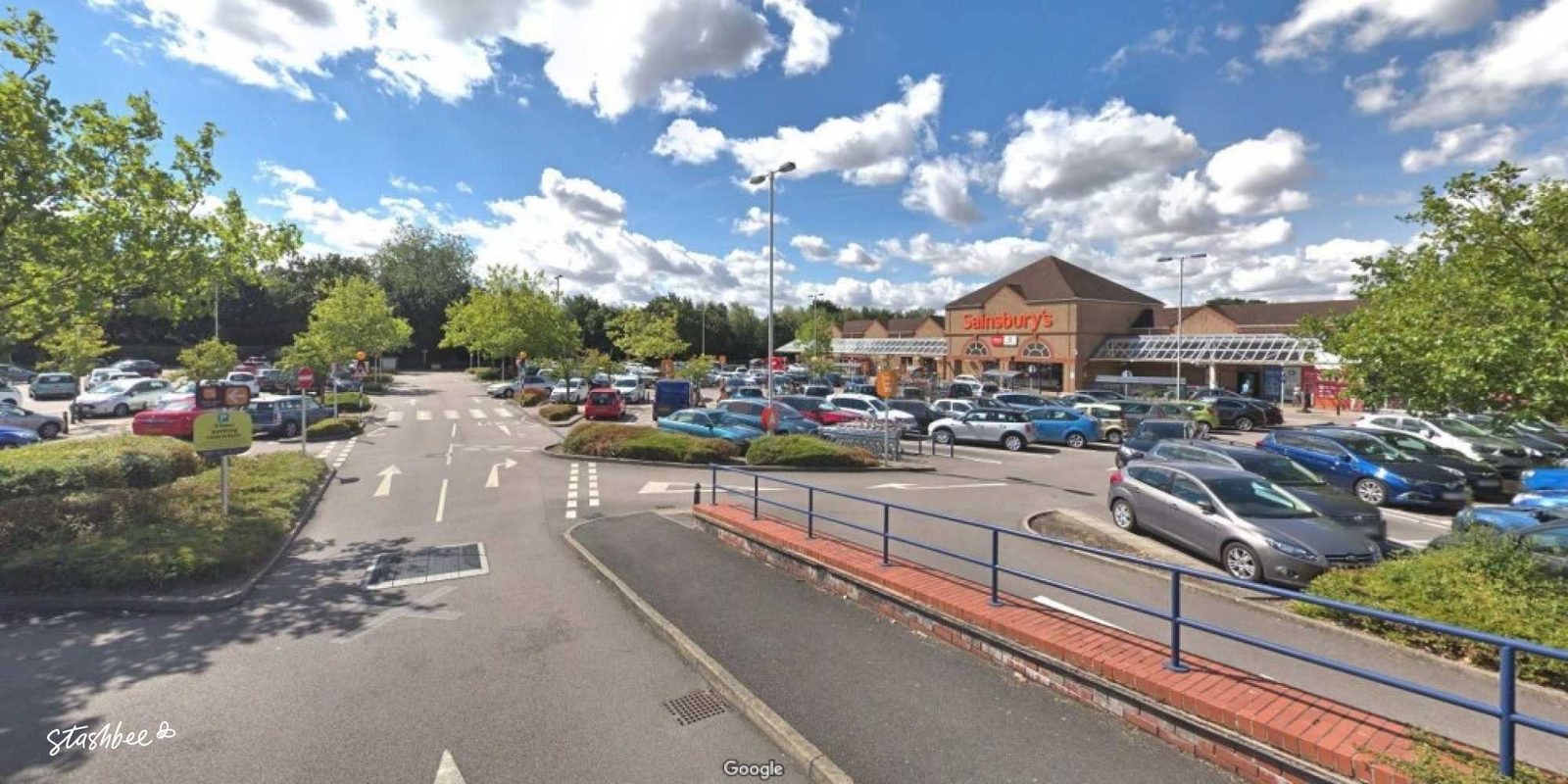Parking at Sainsbury's Bedford, Fairfield Park