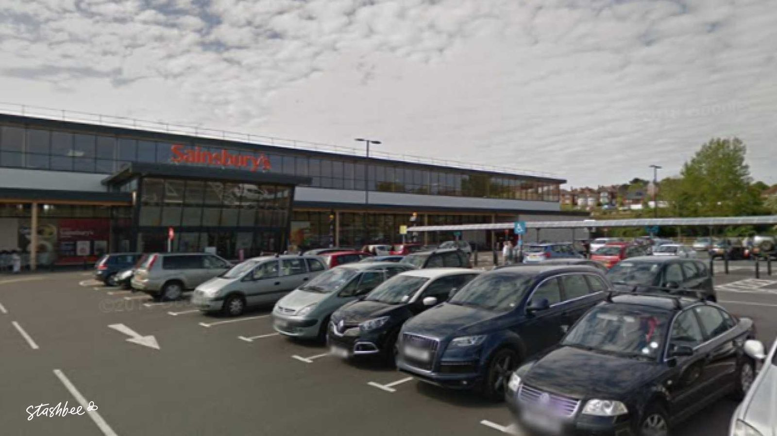 Parking at Sainsbury's Weymouth