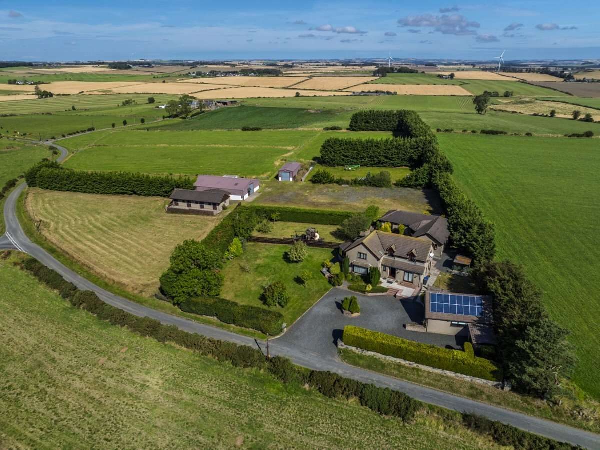 Smallholding with outbuildings in Ellon
