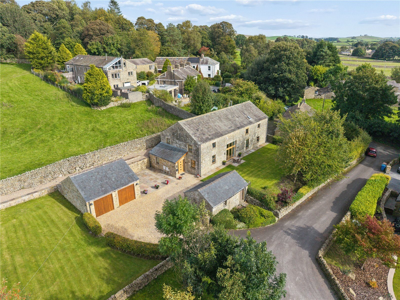 Barn conversion with paddocks, Skipton