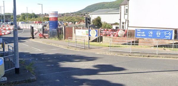 Parking on Tesco Superstore, Belfast, BT13