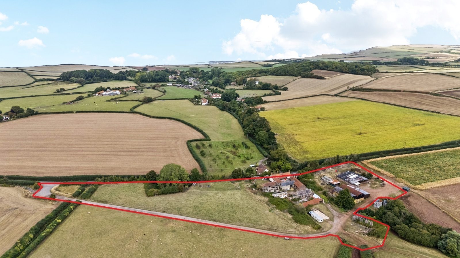 Detached house with outbuildings, Nr. Bridgwater