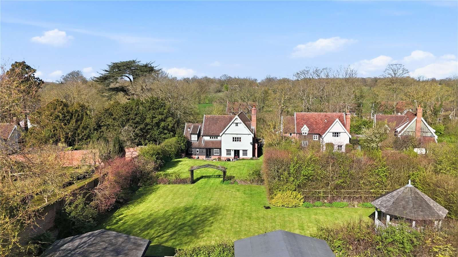 House with outbuildings in Woodbridge