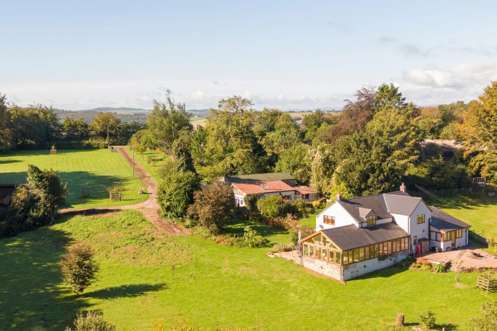 Cottage with outbuildings in Catbrook