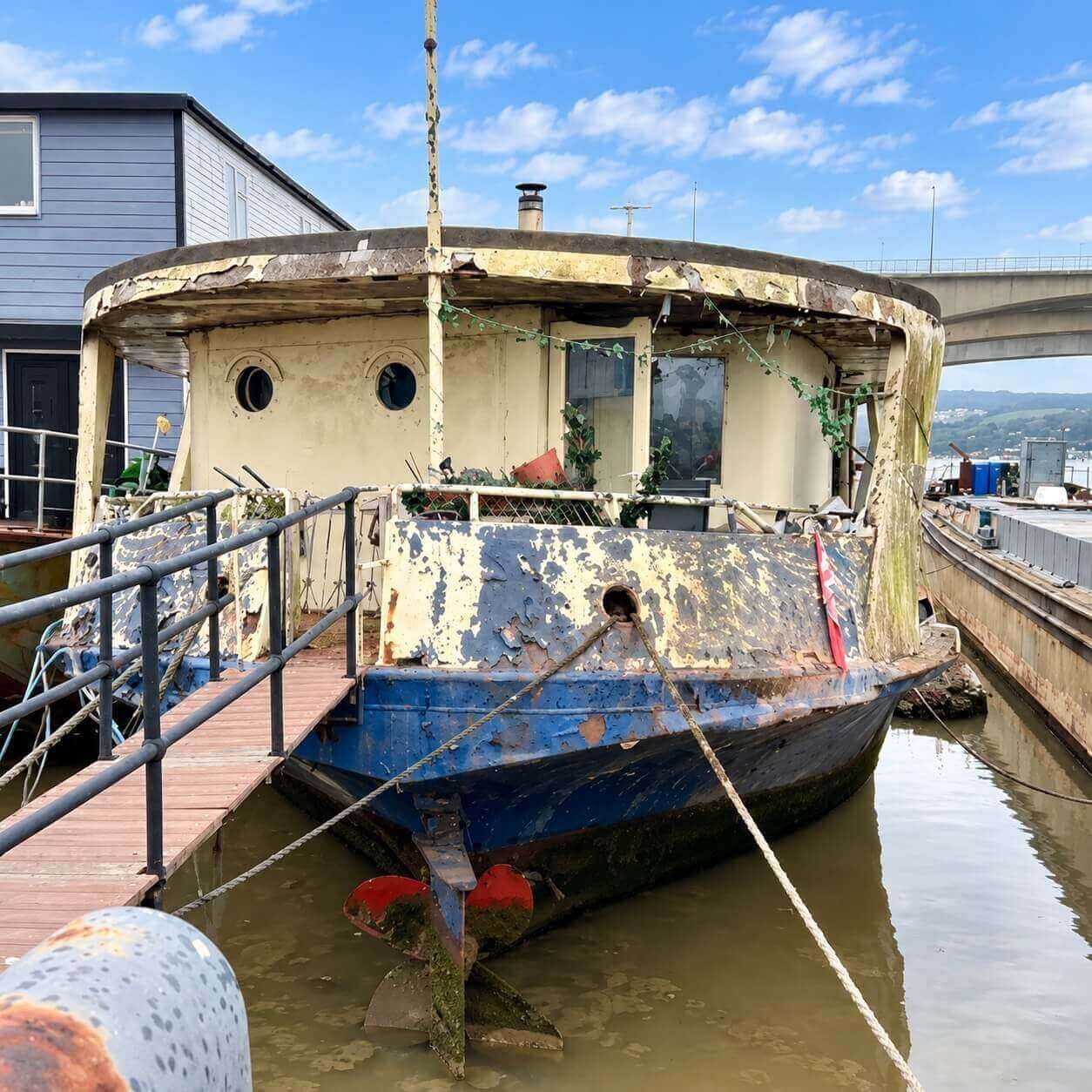 Spacious 112ft Floating Home on Residential Mooring