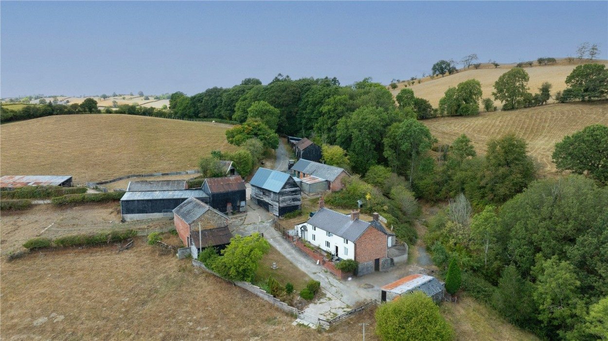 Farmhouse with outbuildings, Newtown