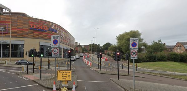 Parking on Tesco Extra, Gateshead, NE8