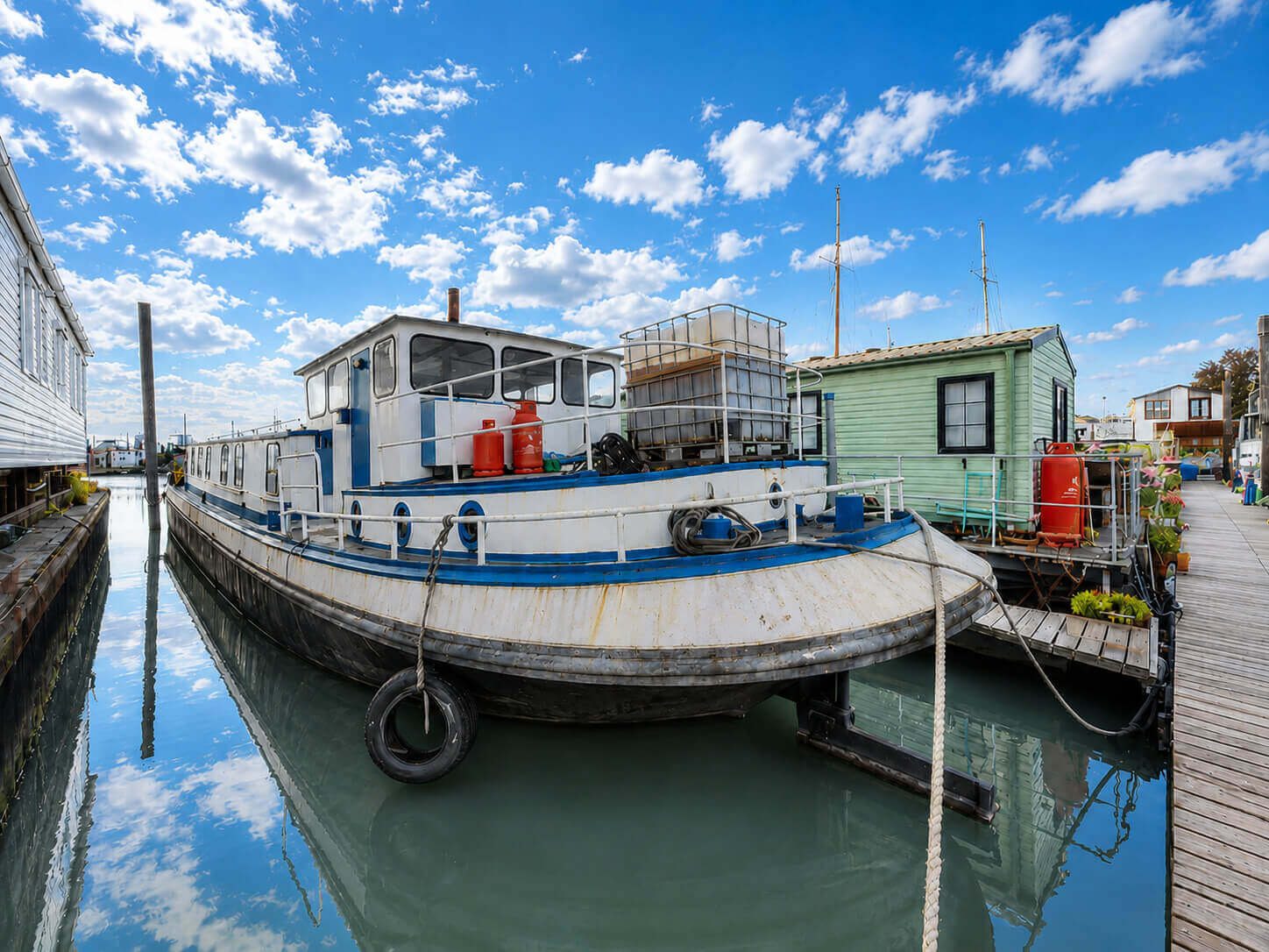 Spacious Dutch Luxe Motor on Residential Mooring