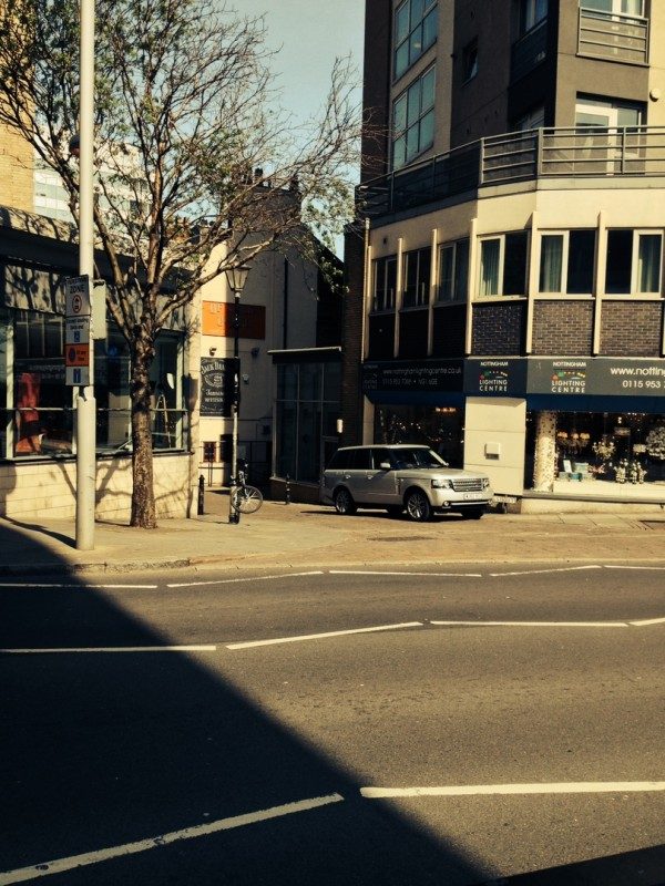 Parking on Maid Marion Way, NG1