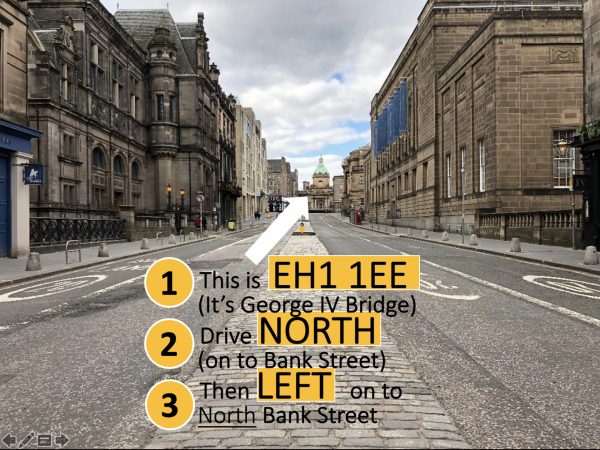 Parking on North Bank Street, EH1