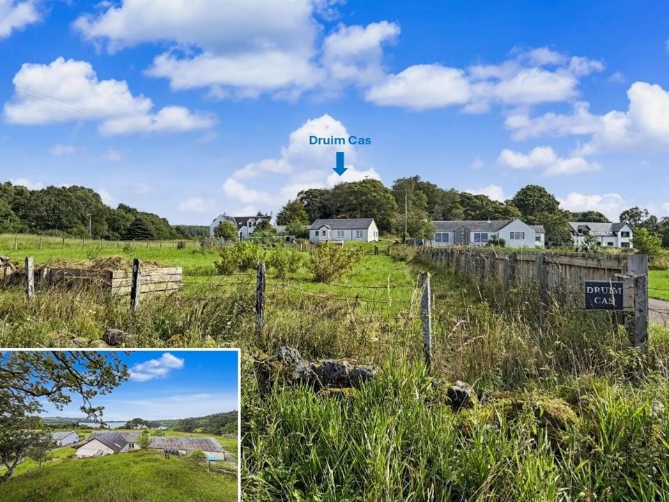 Druim Cas North Shian: detached bungalow with a mooring