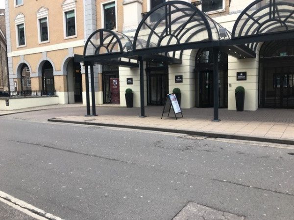 Parking at Hilton Cambridge, CB2