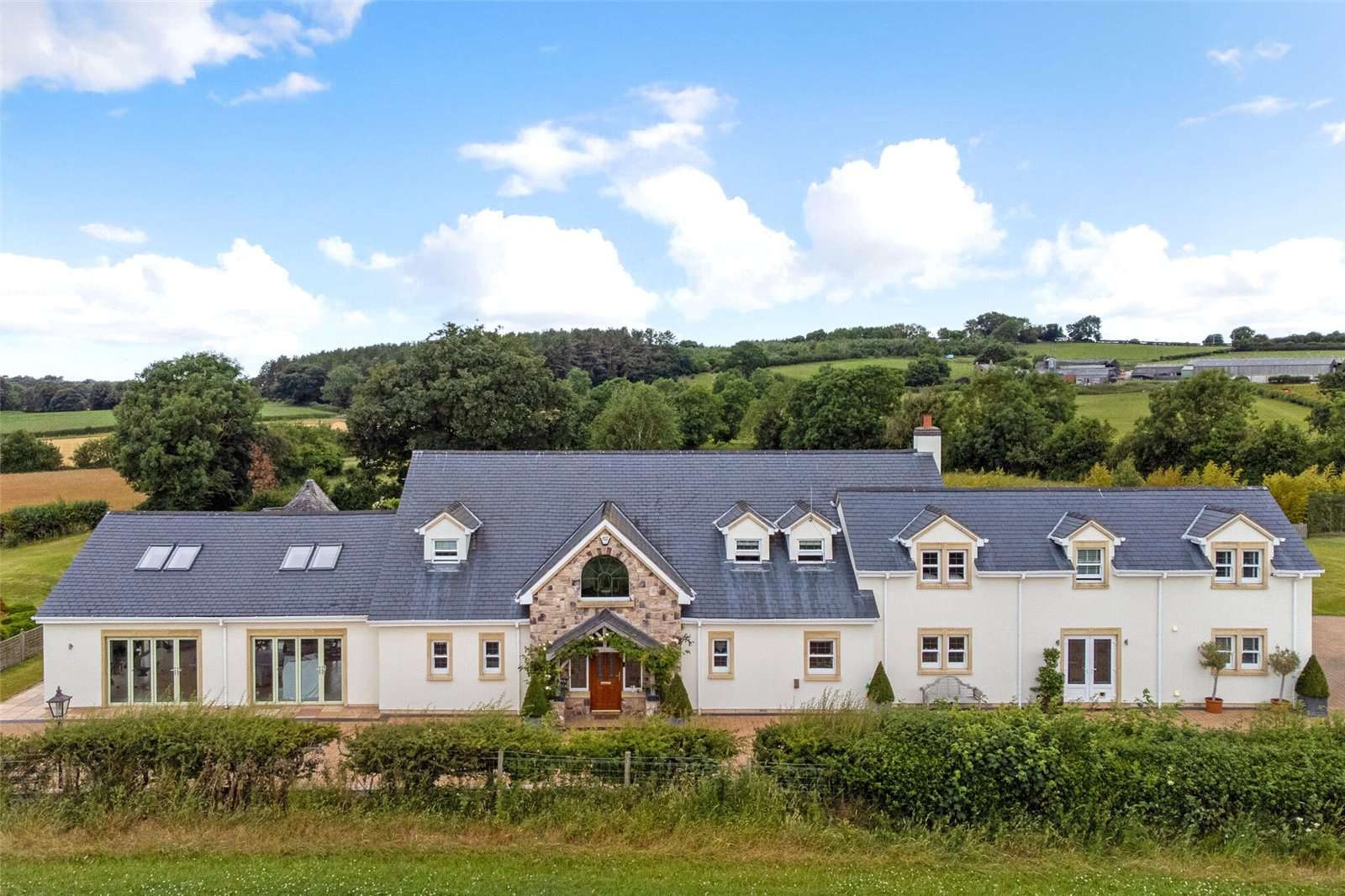 Holywell: house with a pool
