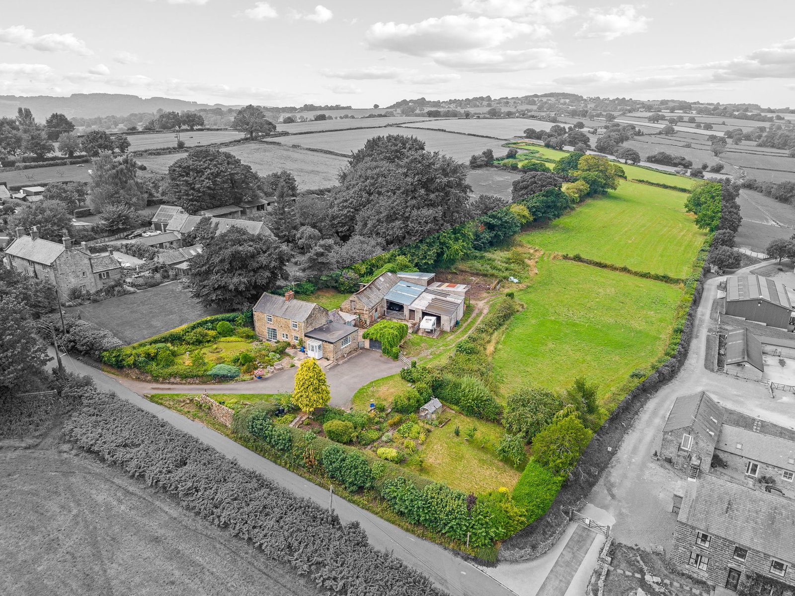 Farmhouse with outbuildings, Chesterfield