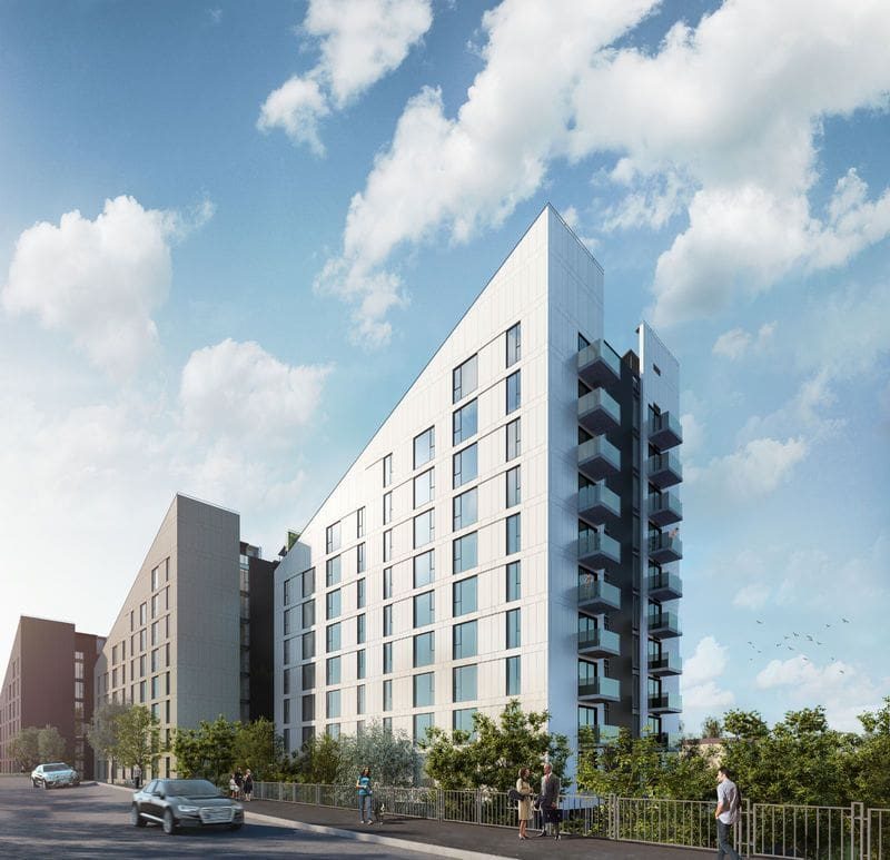Uptown – New ultra-modern/cutting edge riverside development in Manchester.