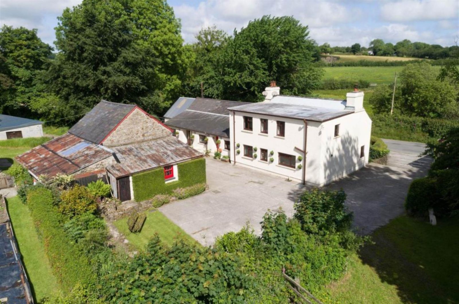 Period smallholding in Ceredigion.
