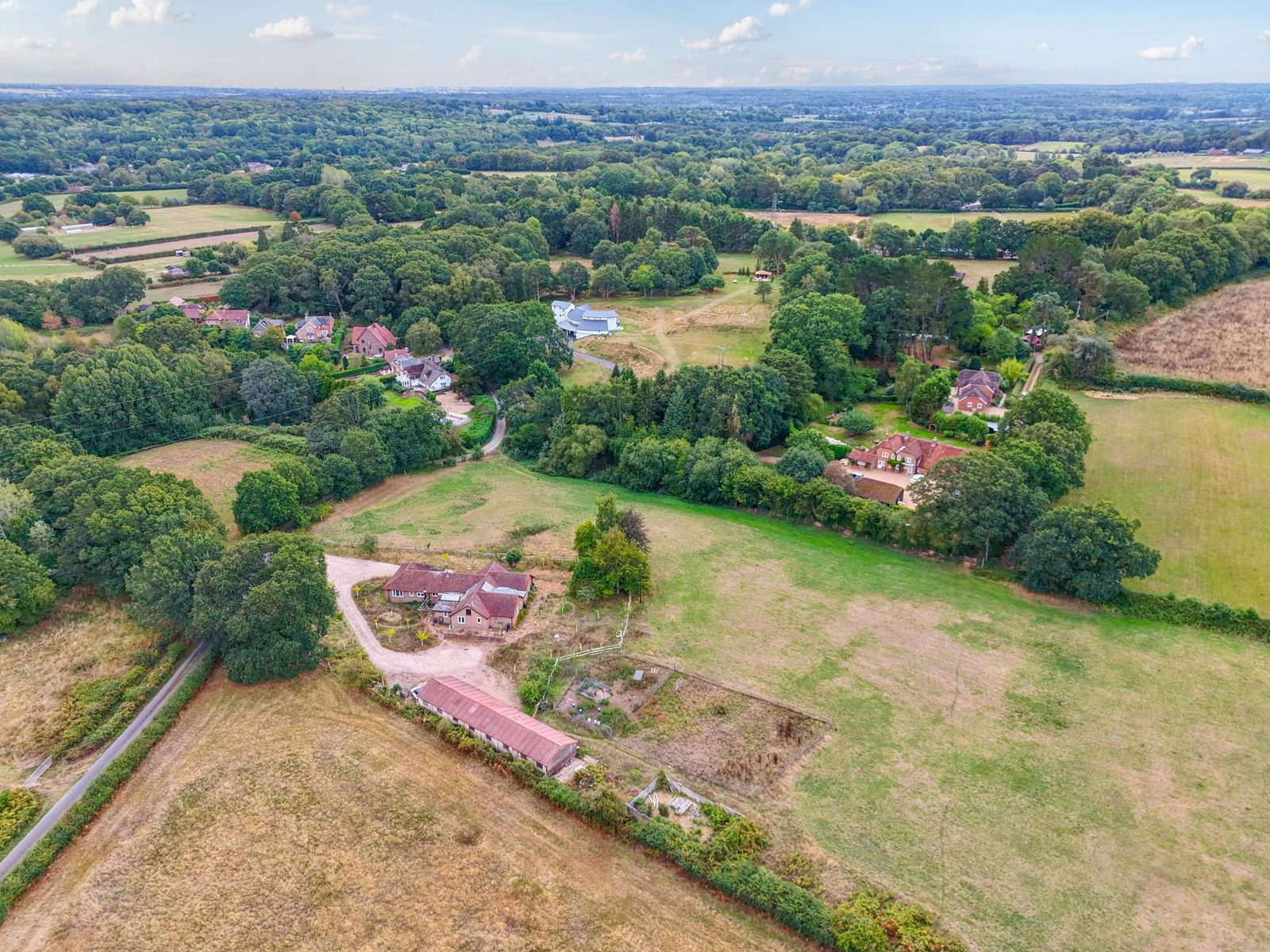 Smallholding with outbuildings, Lockerley