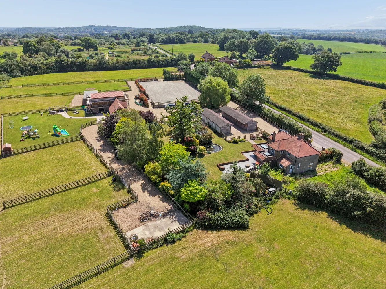 Barn conversion with outbuildings, Cadmore End