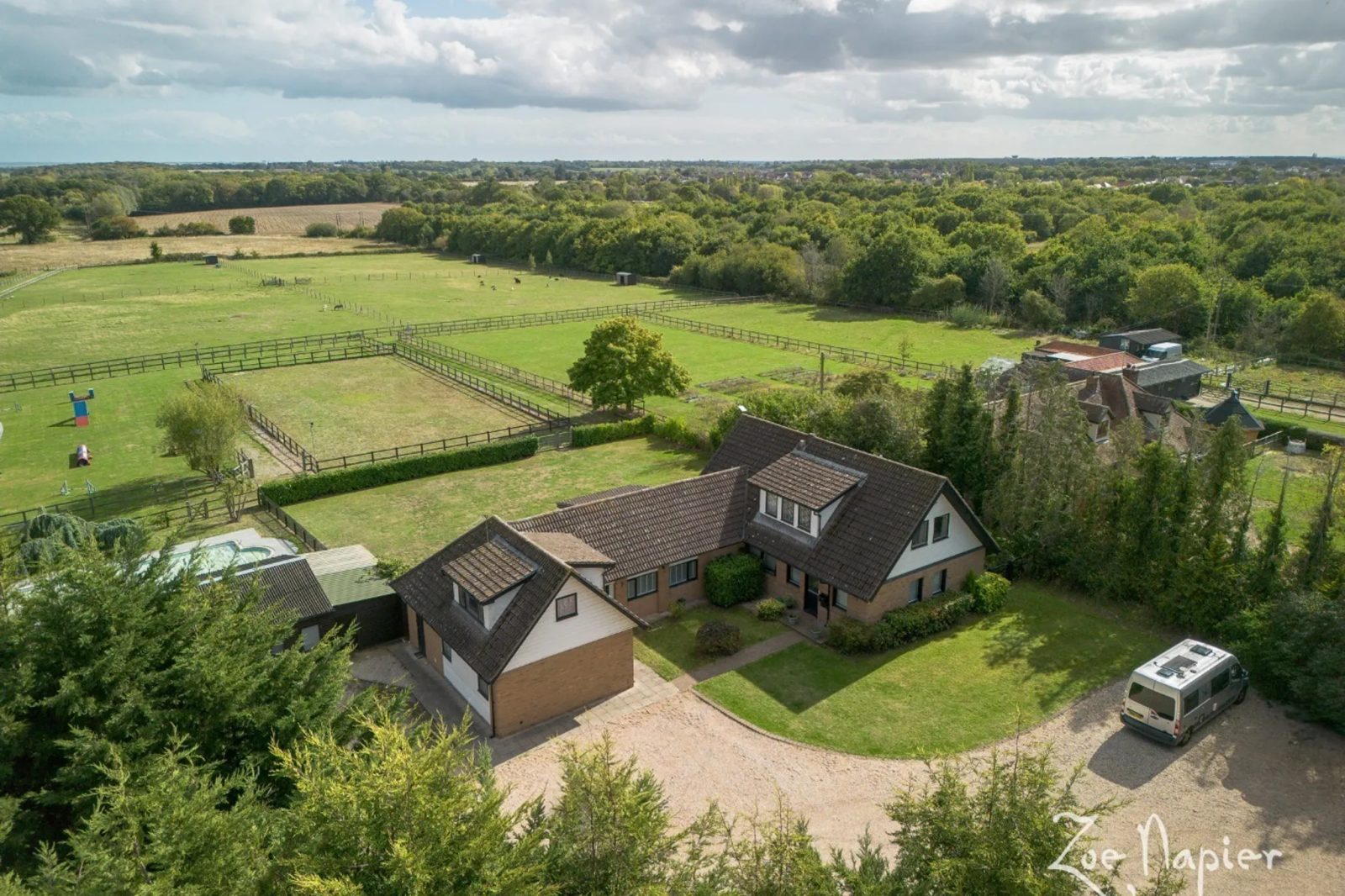 Tiptree: equestrian with outbuildings