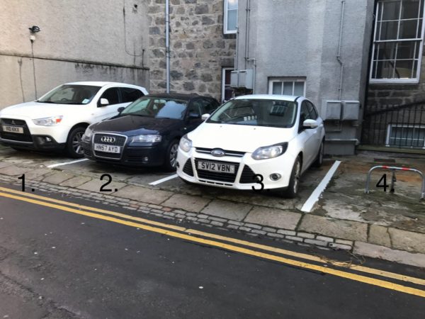 Parking on The Rear Of Union Terrace, AB10