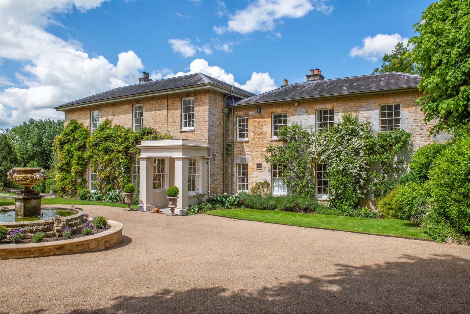 A Distinguished River Fronted Elevated Georgian Manor With Far Reaching Views Over Stour Vale