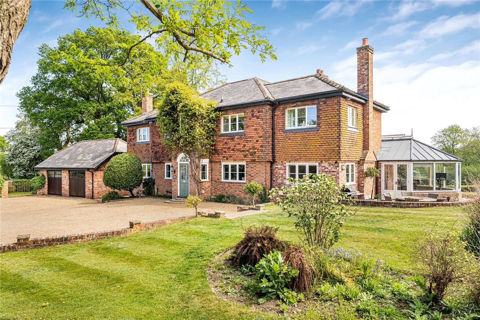 Detached house with a pool, Pulborough