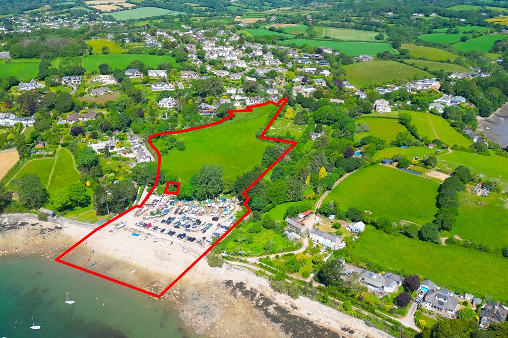 Cafe, Boatyard, Beach & Land, Loe Beach, Feock, Truro, Cornwall