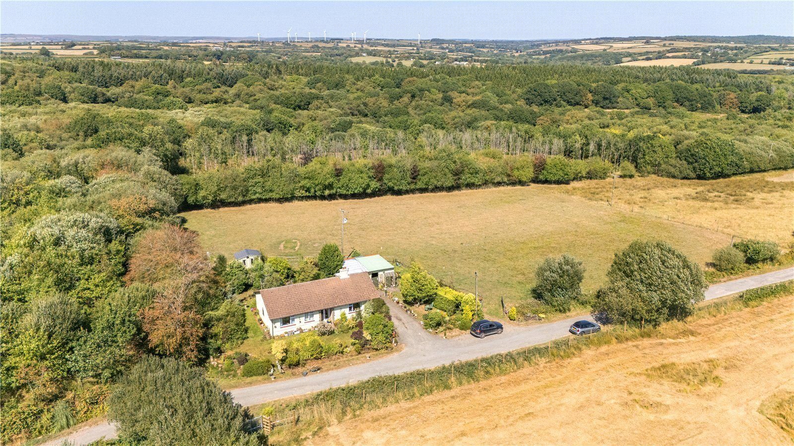 Detached bungalow with outbuildings, Tiverton