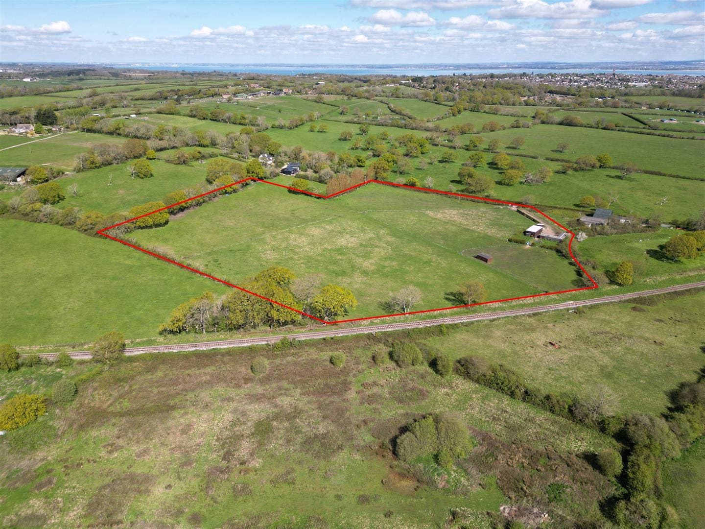 Land with outbuildings, Ryde