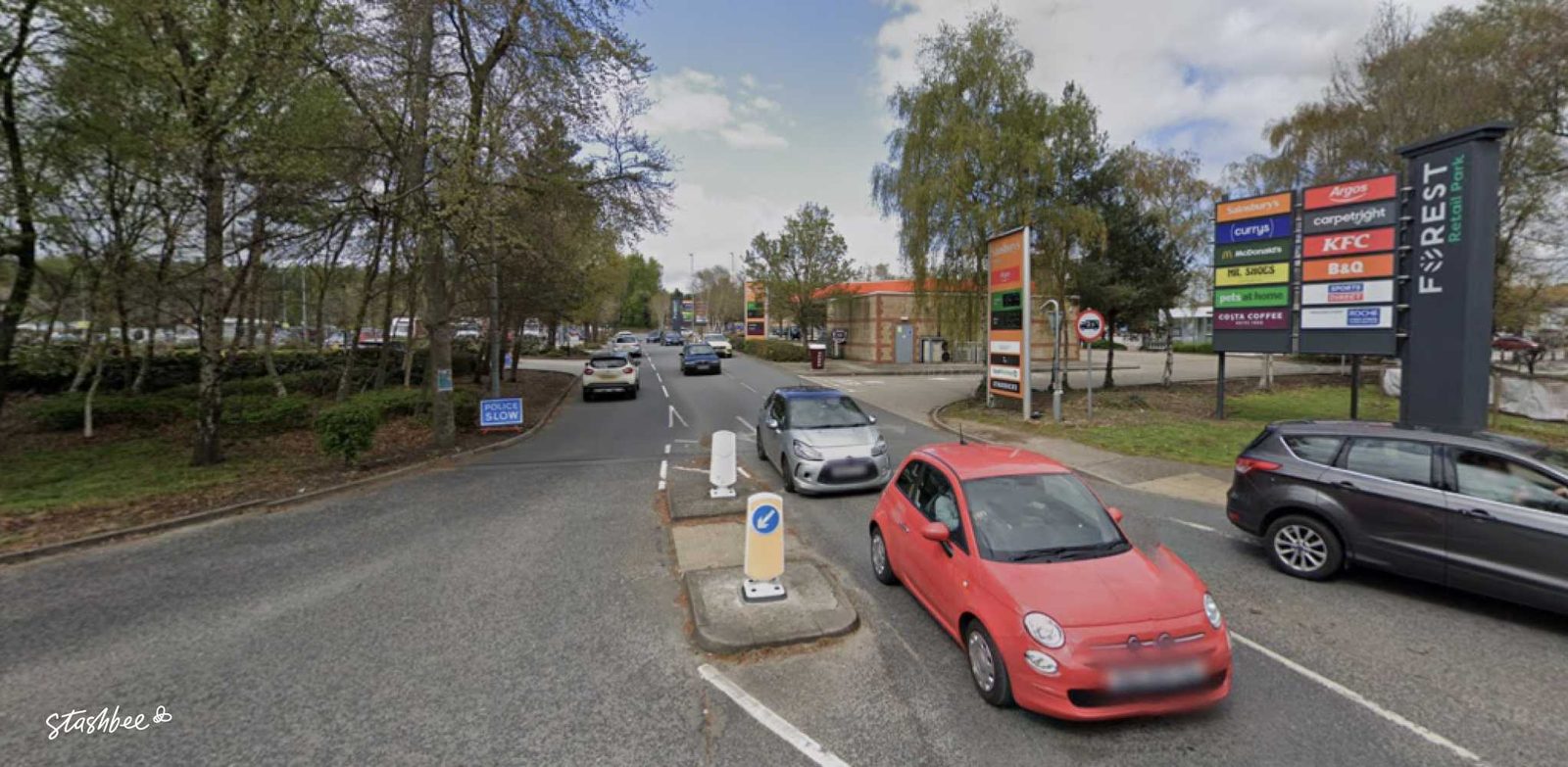 Parking at Sainsbury's Thetford
