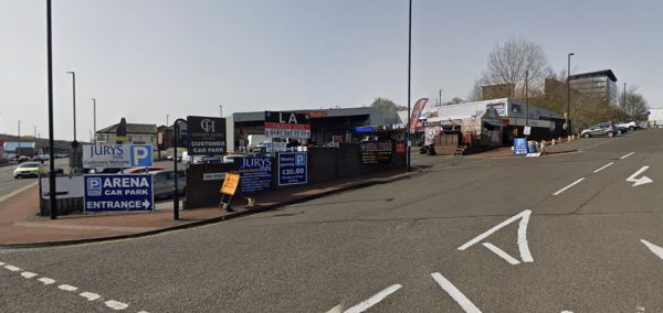 Parking on Arena Square Car Park, NE4