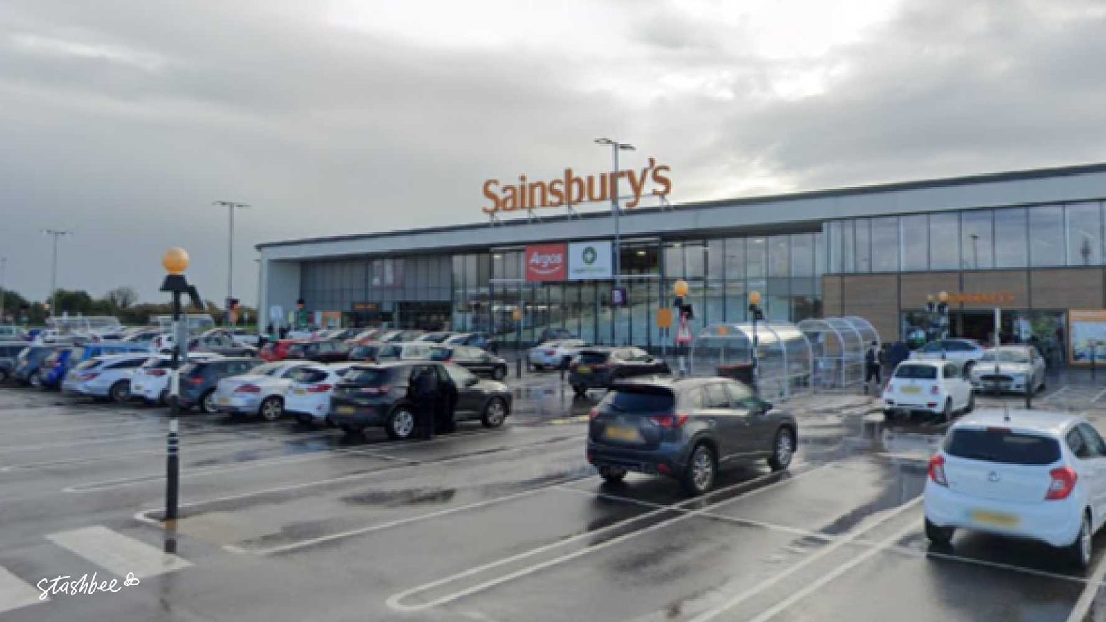 Parking at Sainsbury's Ramsgate, Thanet West Wood Cross