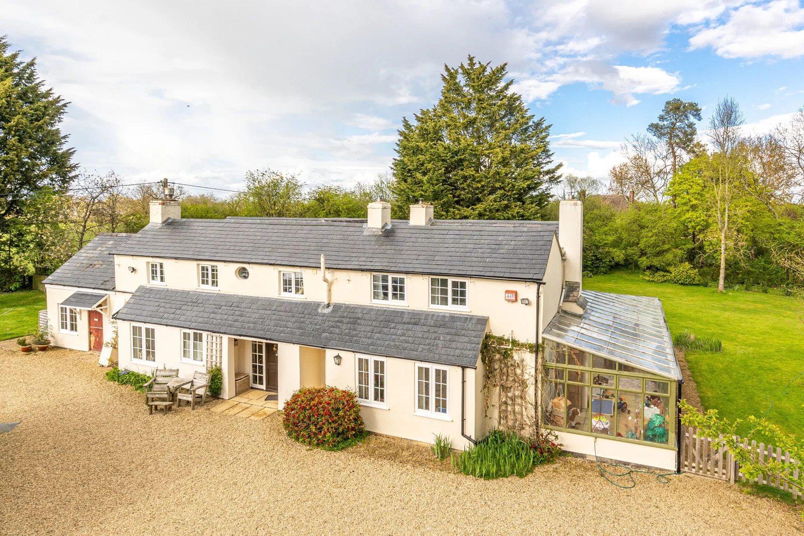 Detached house with outbuildings, Near Leigh