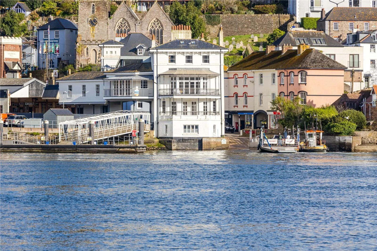 Grade II listed waterfront apartment, Kingswear