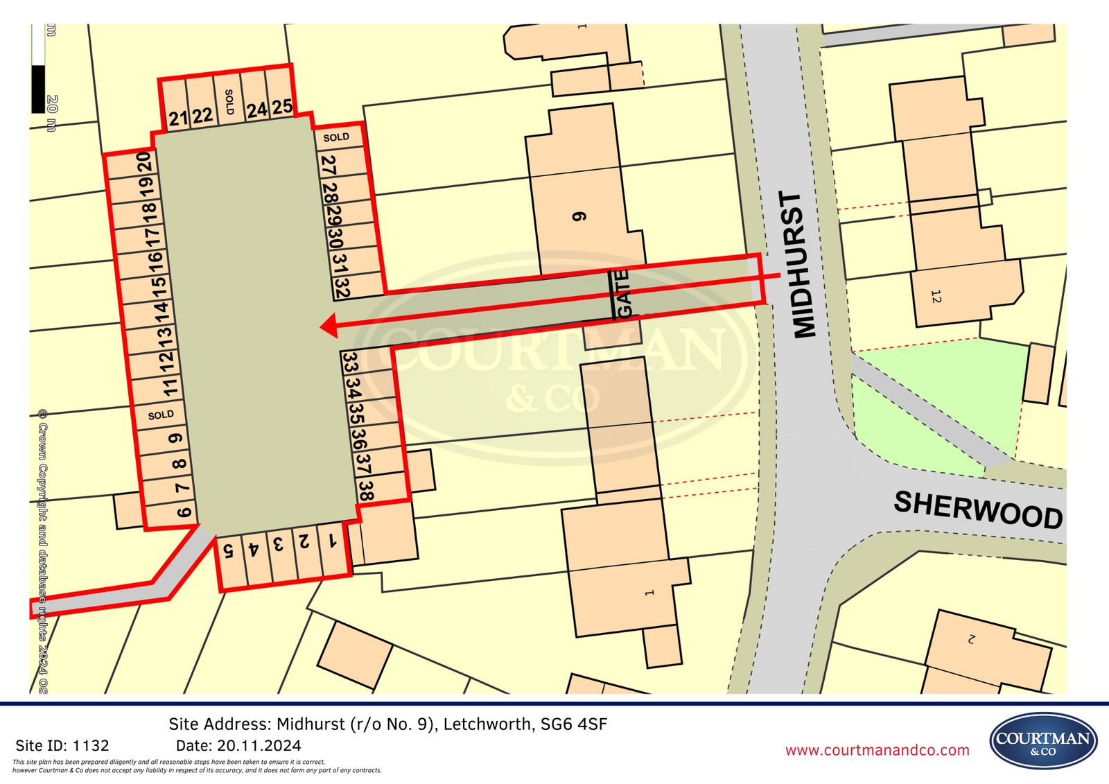 Midhurst (access adj No. 9), Letchworth