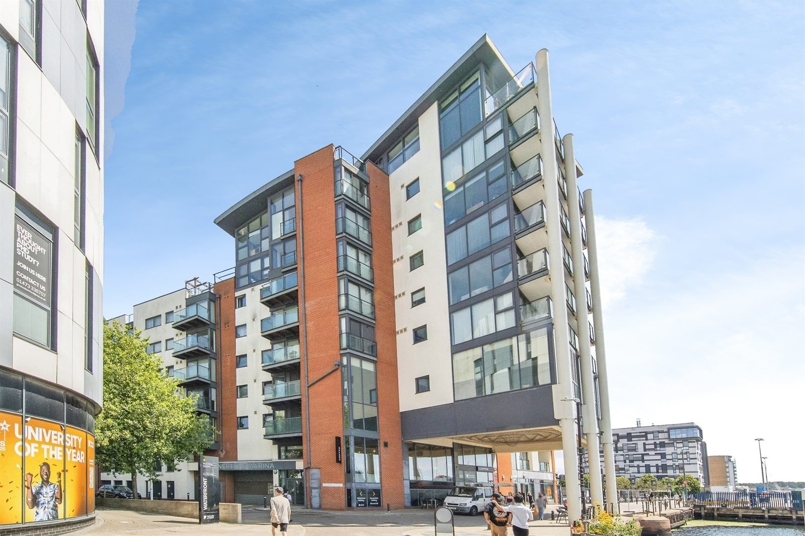Chain free waterfront apartment, Ipswich