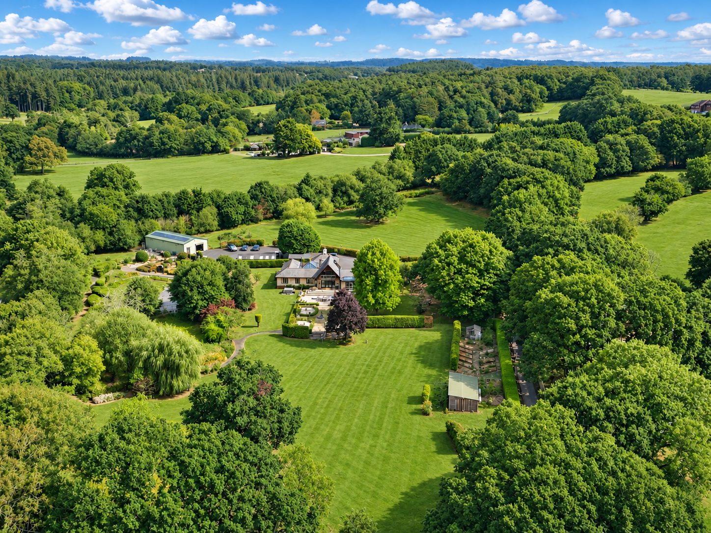 Country house with outbuildings in Wimborne