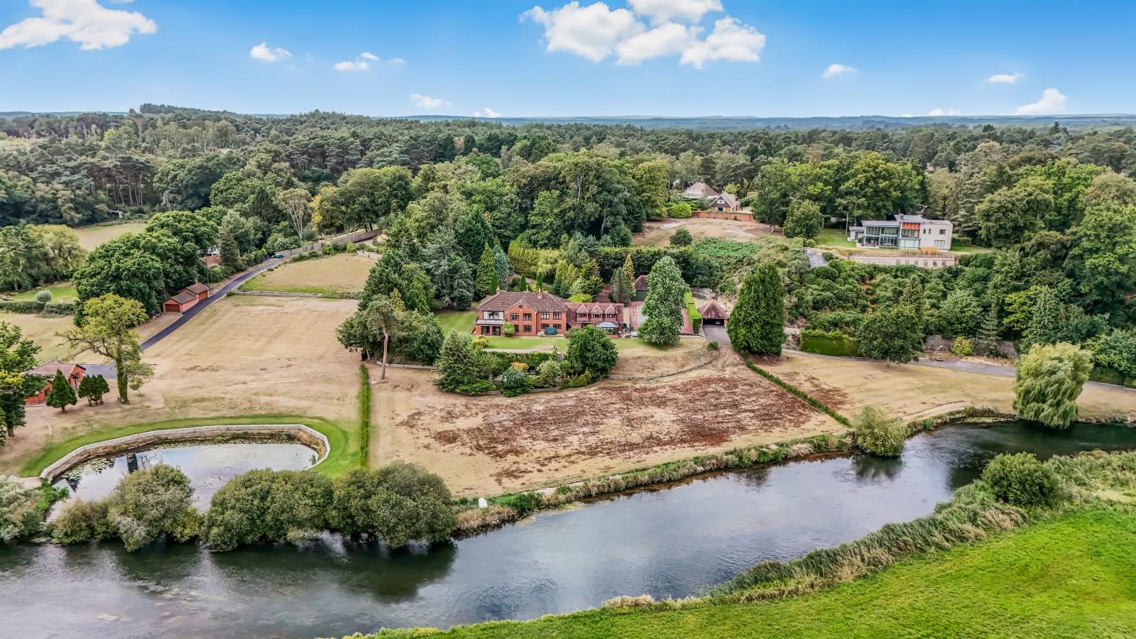 Waterfront house with an annexe in Ringwood