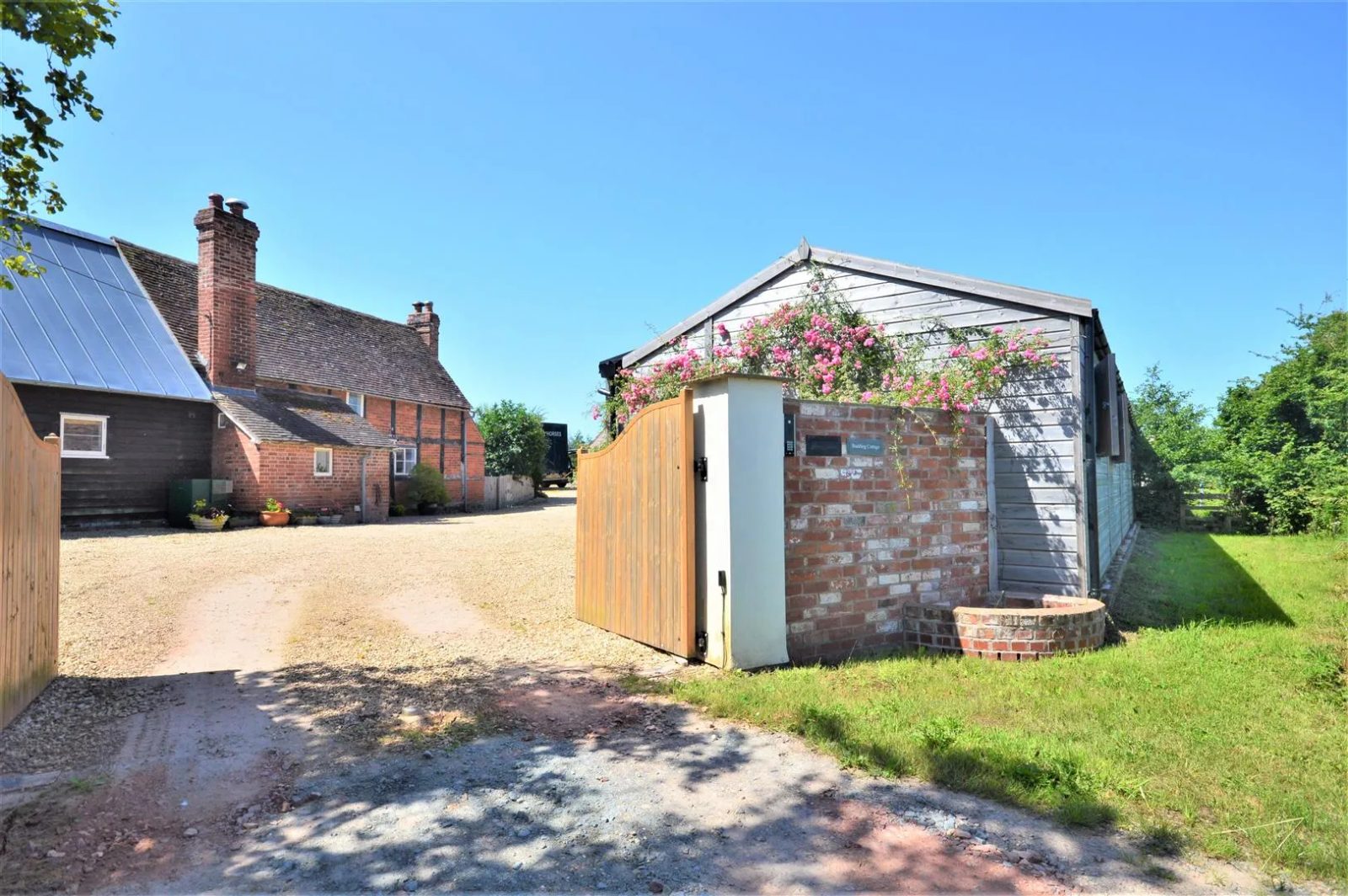 Budding Cottage with House, Stables & Land, Ashperton, Ledbury