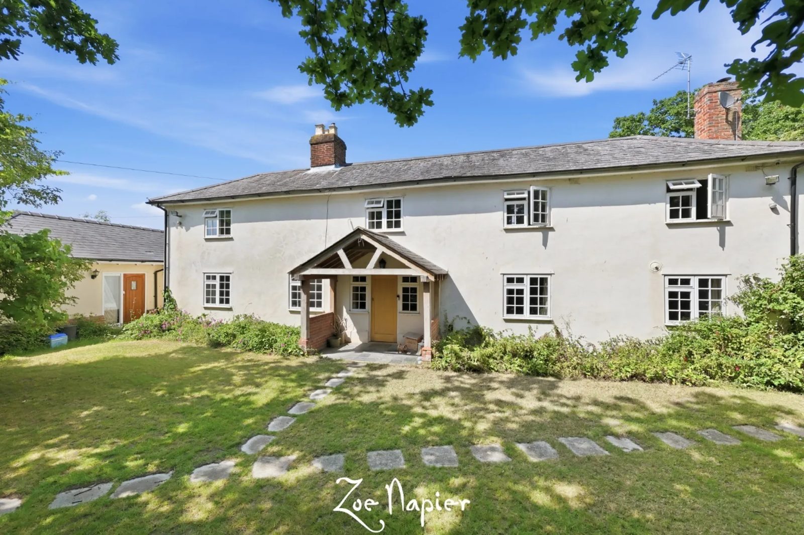 Farmhouse with outbuildings, Leavenheath