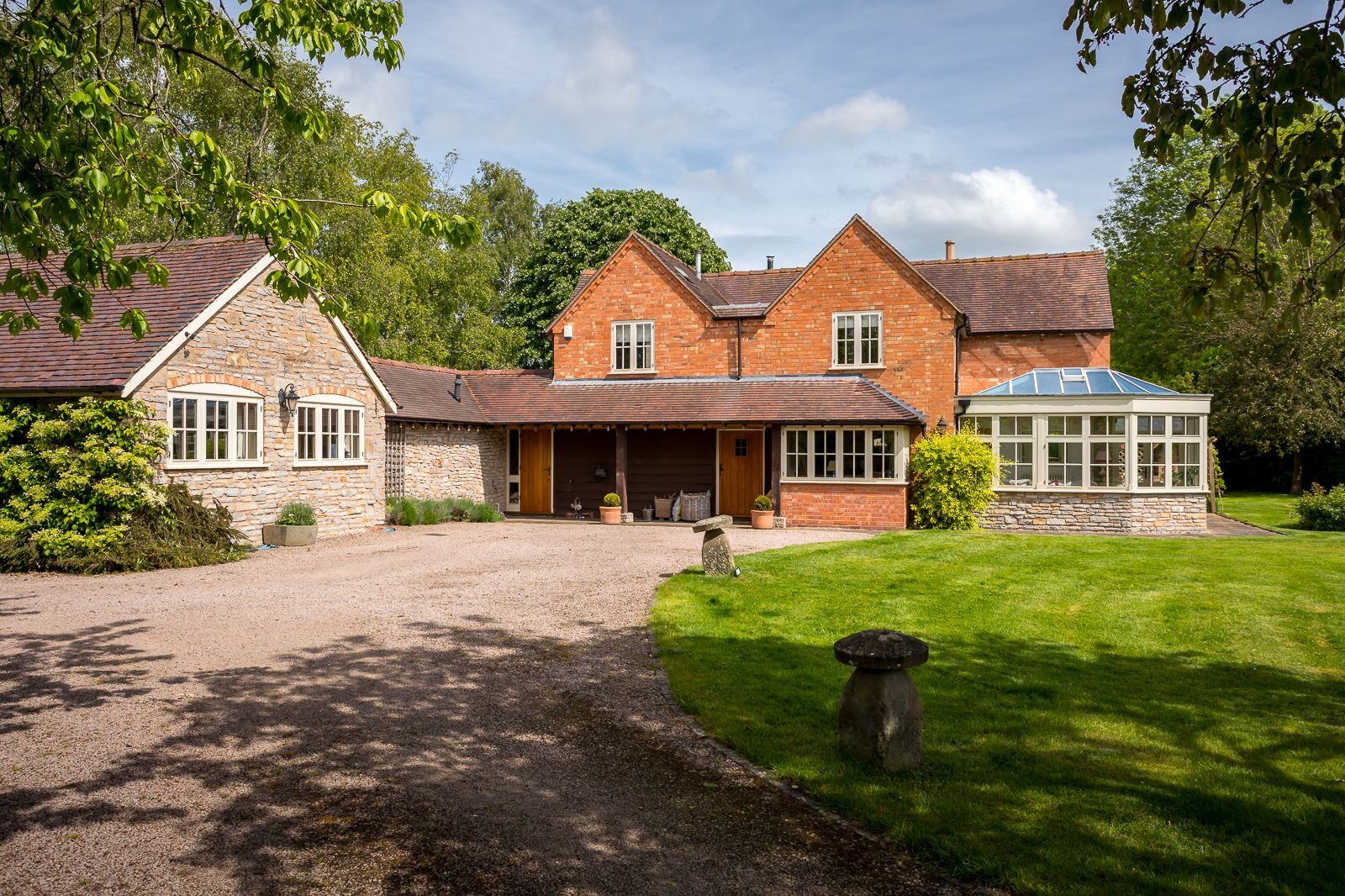Over 5 acres of characterful country living, equestrian facilities, annexes