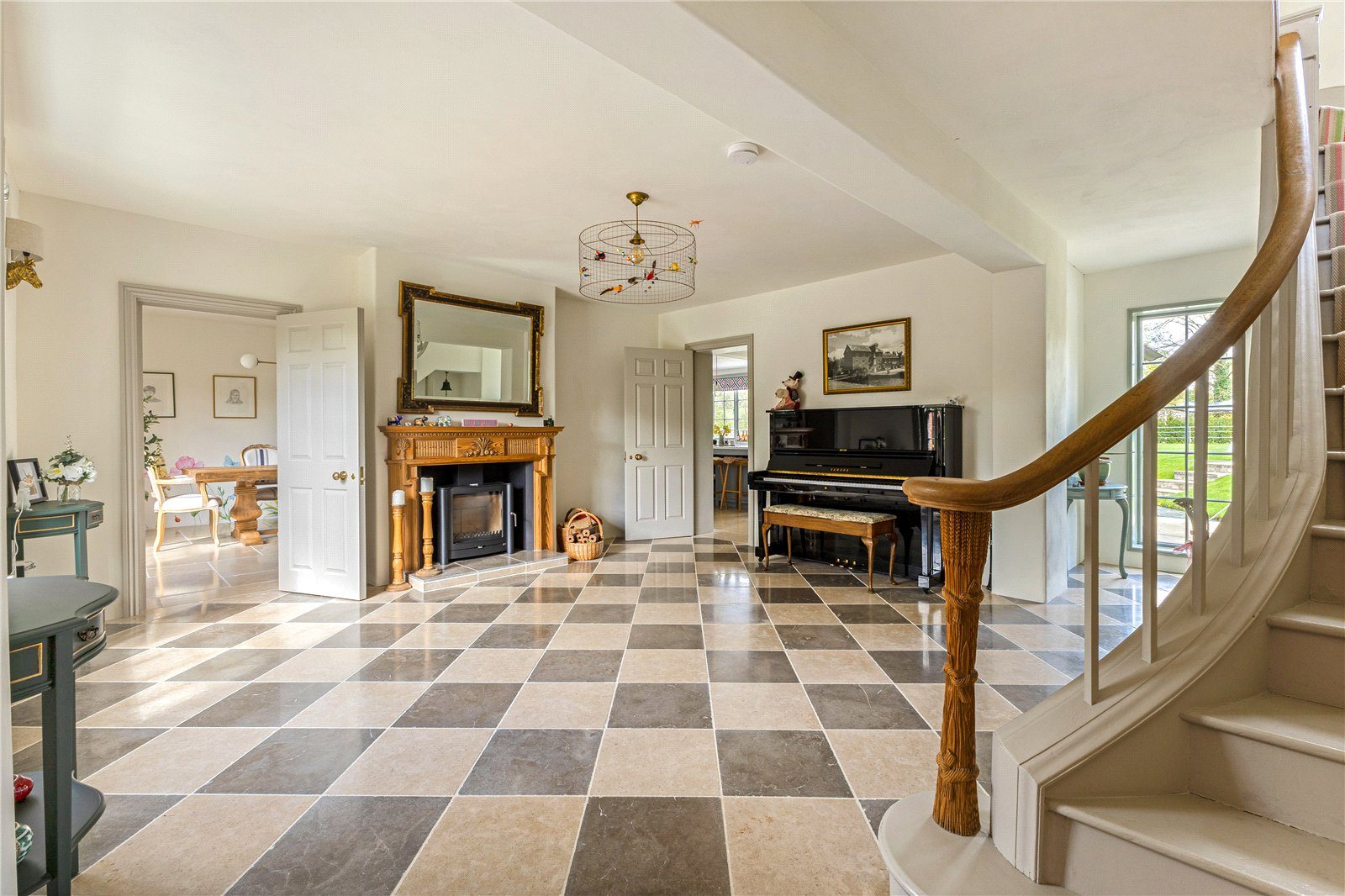 Grade II listed waterfront house in Stockbridge