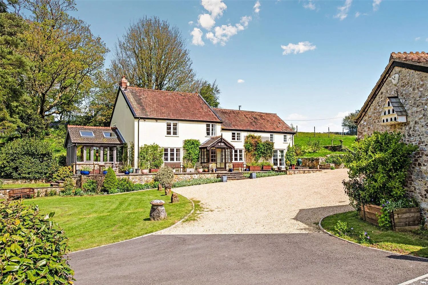 Farmhouse with outbuildings in Chard