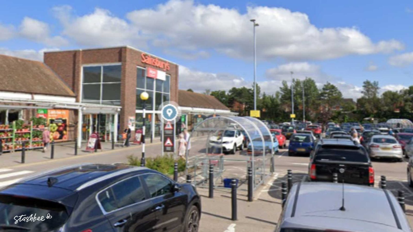 Parking at Sainsbury's Ipswich, Warren Heath
