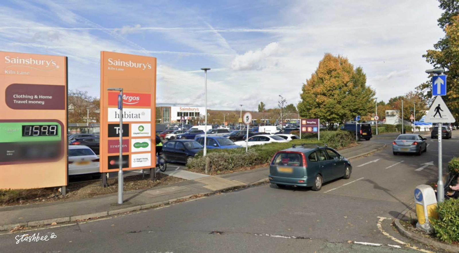 Parking at Sainsbury's Kiln Lane, Epsom